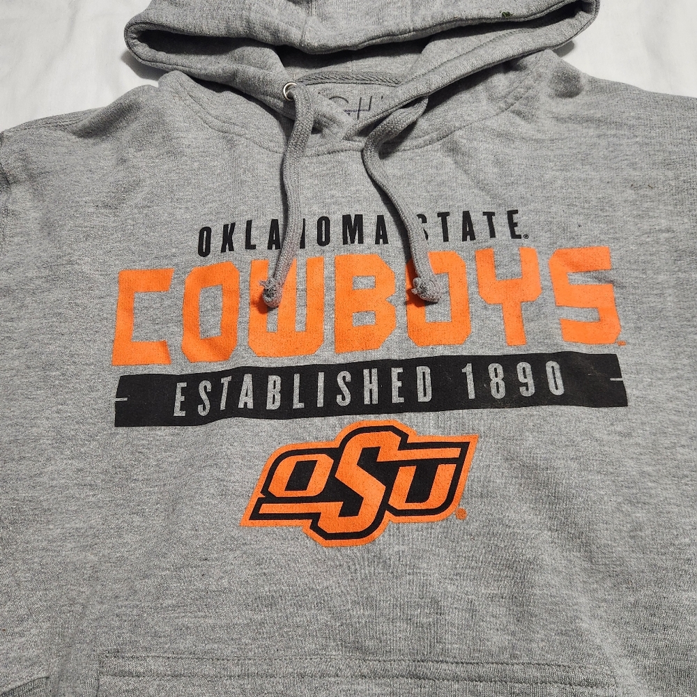 Oklahoma State Cowboys Hoodie Medium Gray